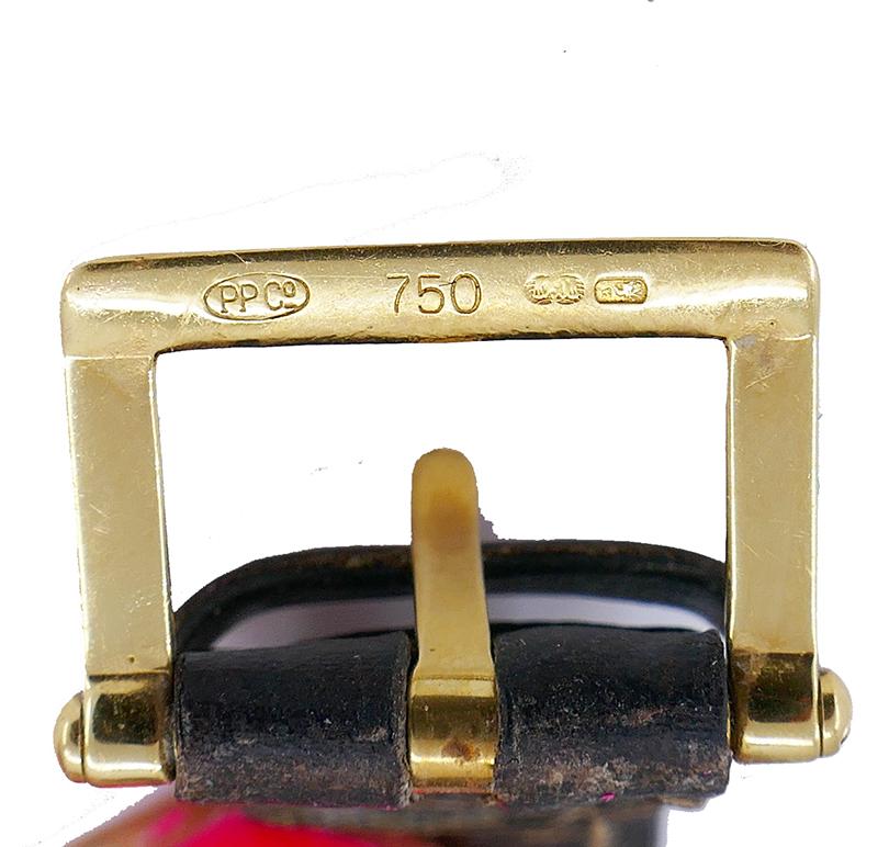 Patek Philippe 5015 Montre-bracelet de succession en or 18 carats avec réserve de marche en vente 3