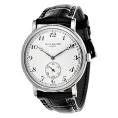 Patek Philippe 5022G Classic Calatrava Officers Breguet Dial Watch, Circa 2000