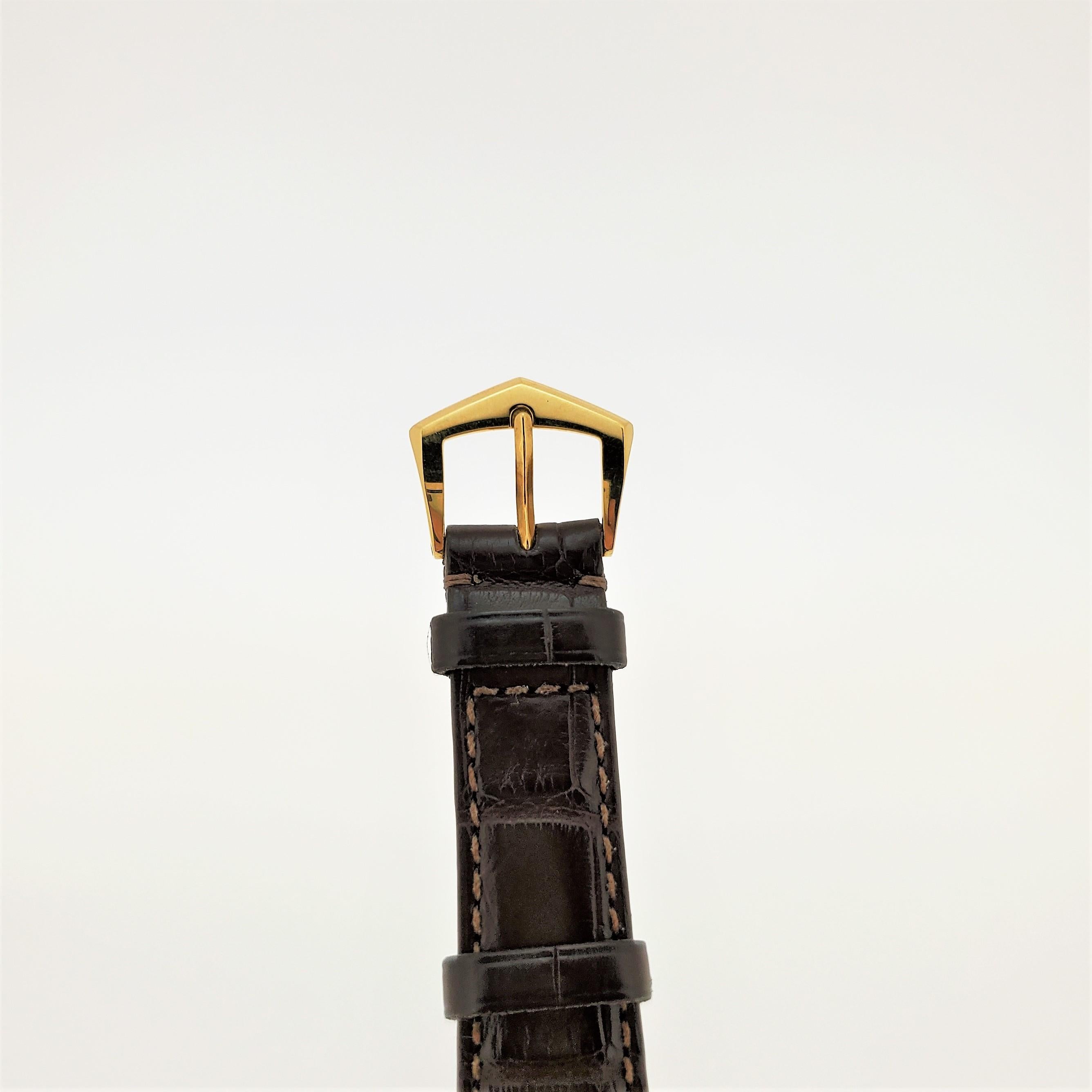 Women's or Men's Patek Philippe 5030J Yellow Gold Automatic Tonneau Shape Watch, Circa 1995