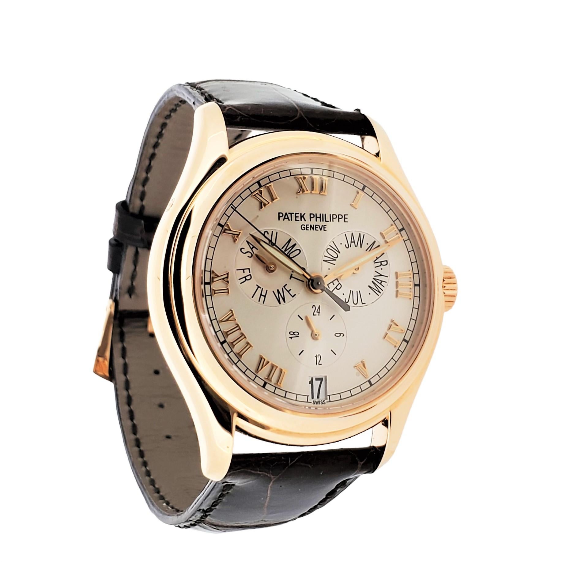 Men's Patek Philippe 5035R Annual Calendar Complicated watch,  Circa 2000  full Set For Sale