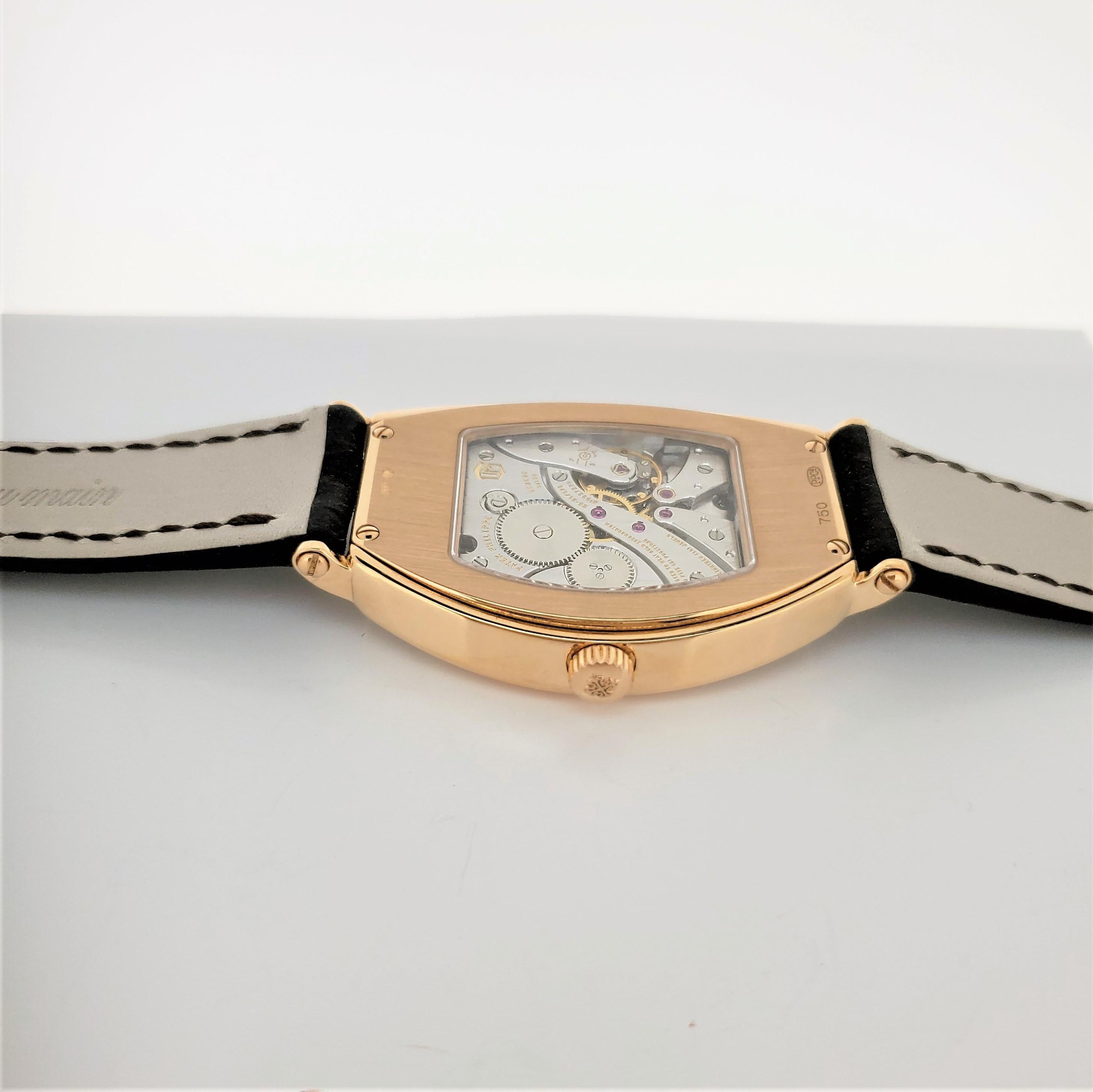 Patek Philippe 5098R Rose Gold Gondolo Watch, circa 2010 4