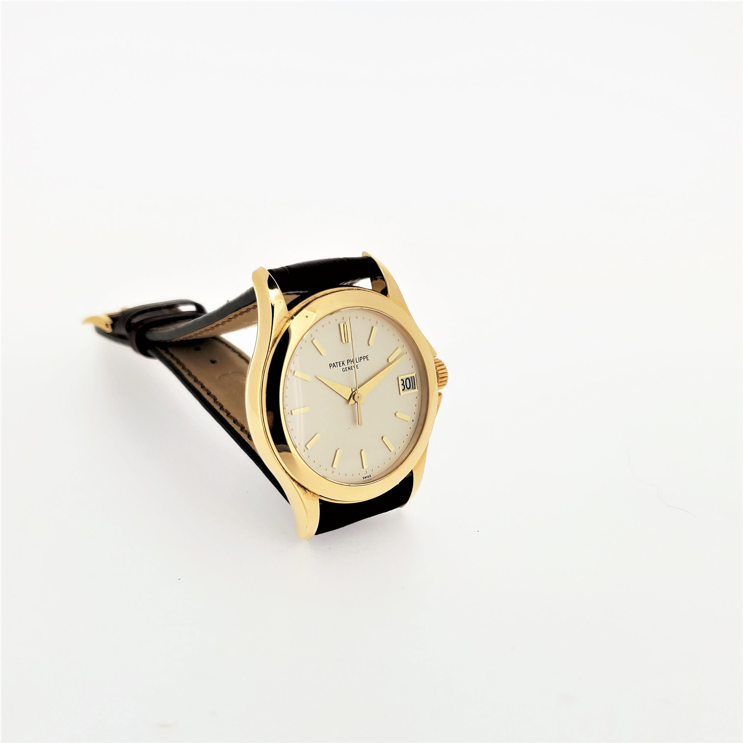 Patek Philippe 5107J Automatic Calatrava Watch, circa 2003 For Sale 3