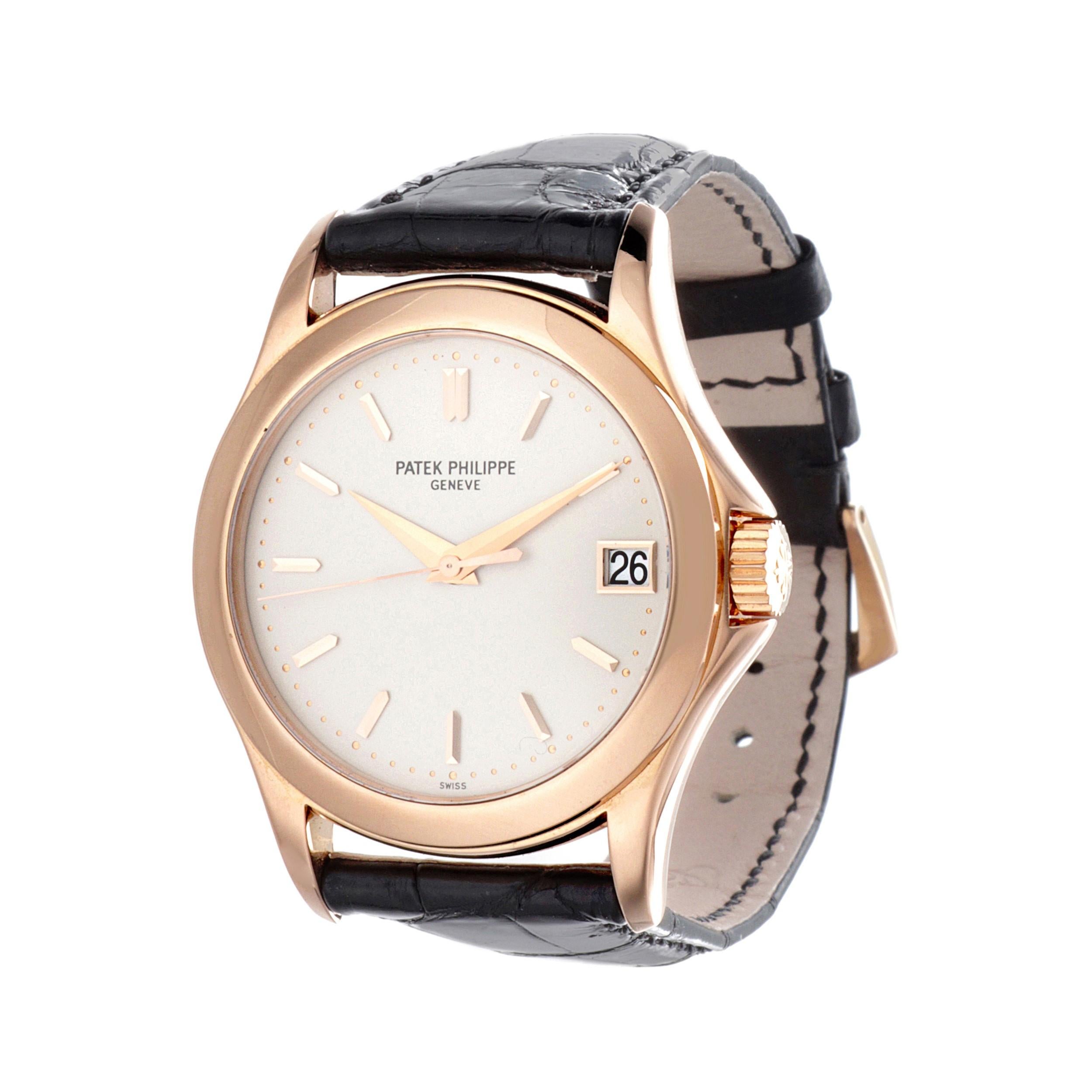 Orologio Patek Philippe 5107R Automatic Calatrava, serie completa, circa 2003 in vendita 7