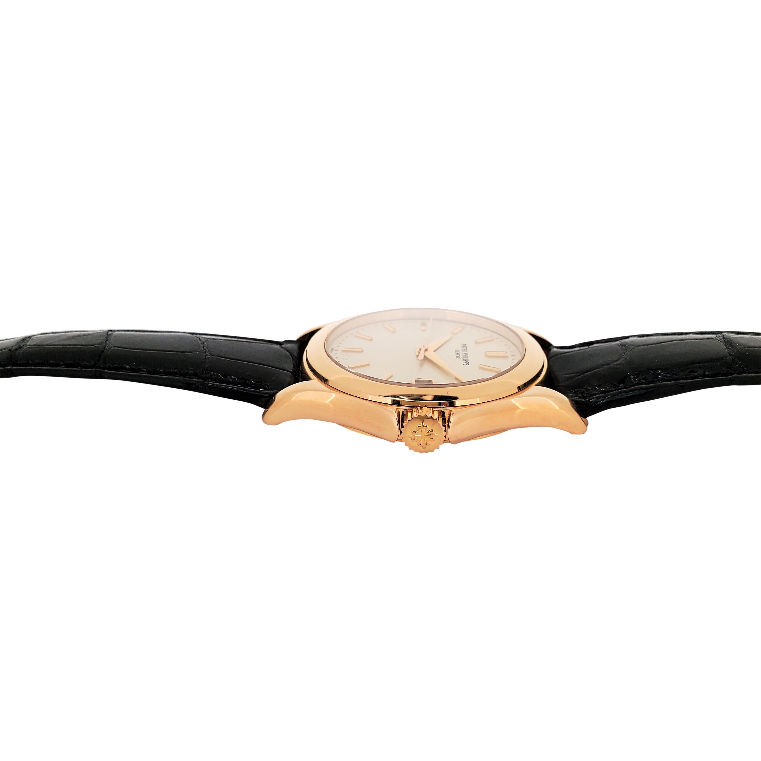 Orologio Patek Philippe 5107R Automatic Calatrava, serie completa, circa 2003 in vendita 9