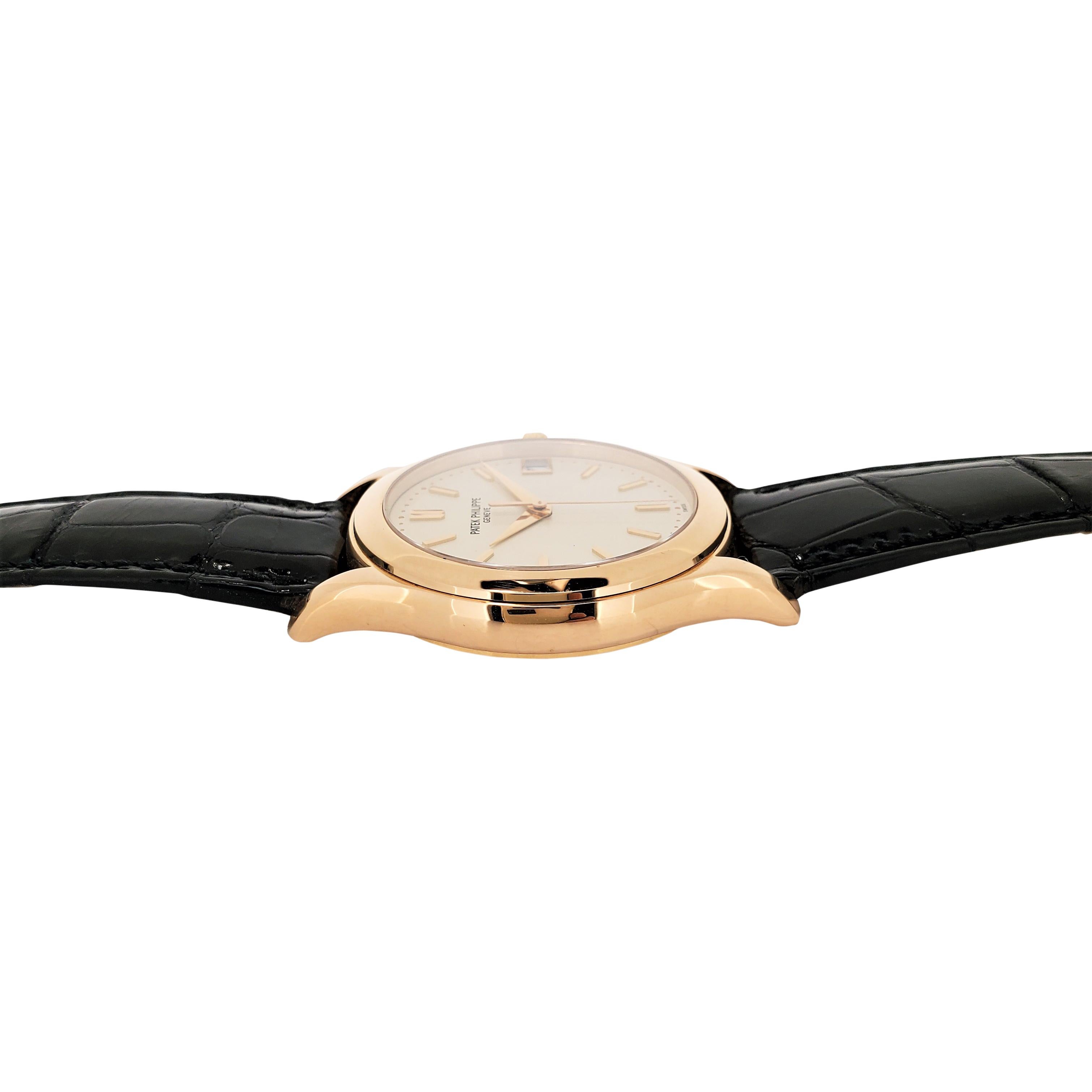 Orologio Patek Philippe 5107R Automatic Calatrava, serie completa, circa 2003 in vendita 10