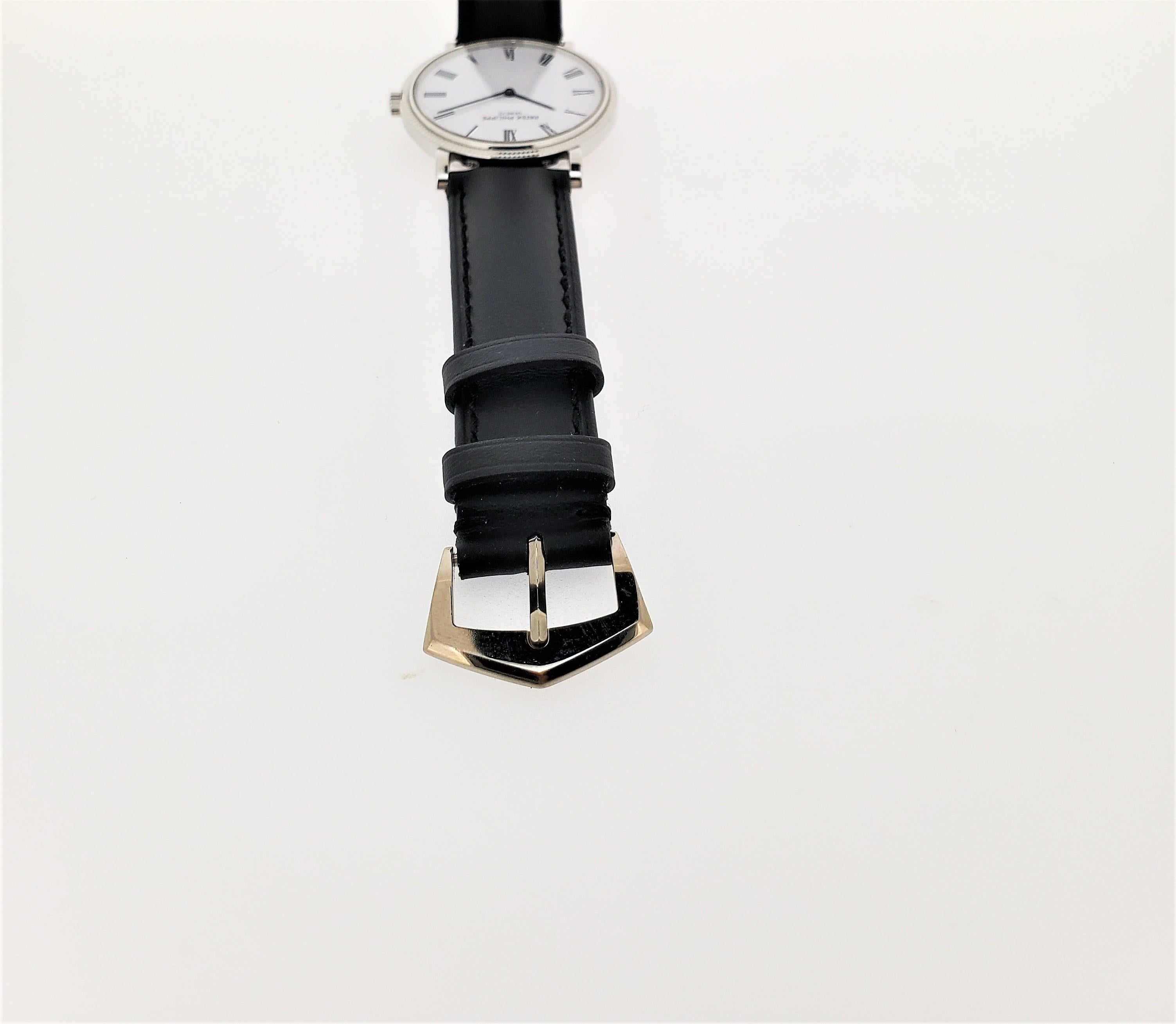 Patek Philippe Calatrava Weißgold-Uhr 5120G Extra dünne Automatik-Uhr aus Weißgold im Angebot 1