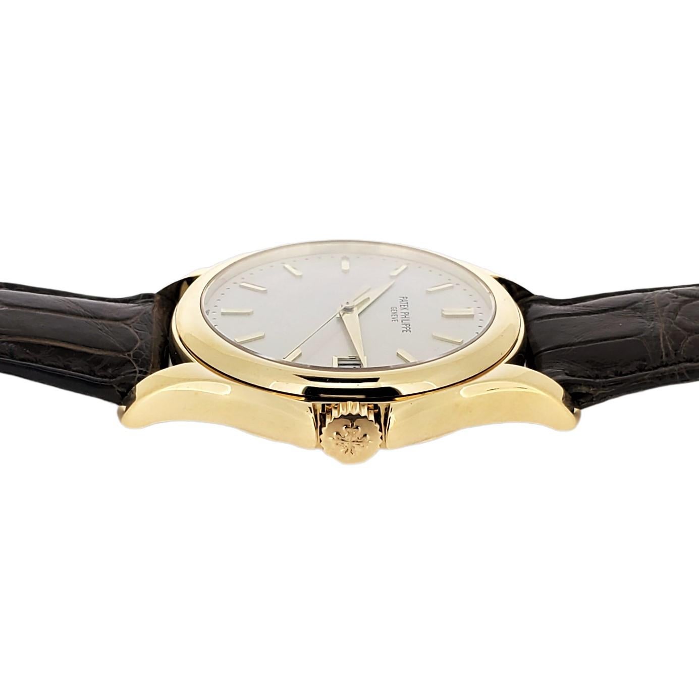 Patek Philippe 5127J Automatik Calatrava Uhr -Box Papiere Full Set, CIRCA 2006 im Angebot 6