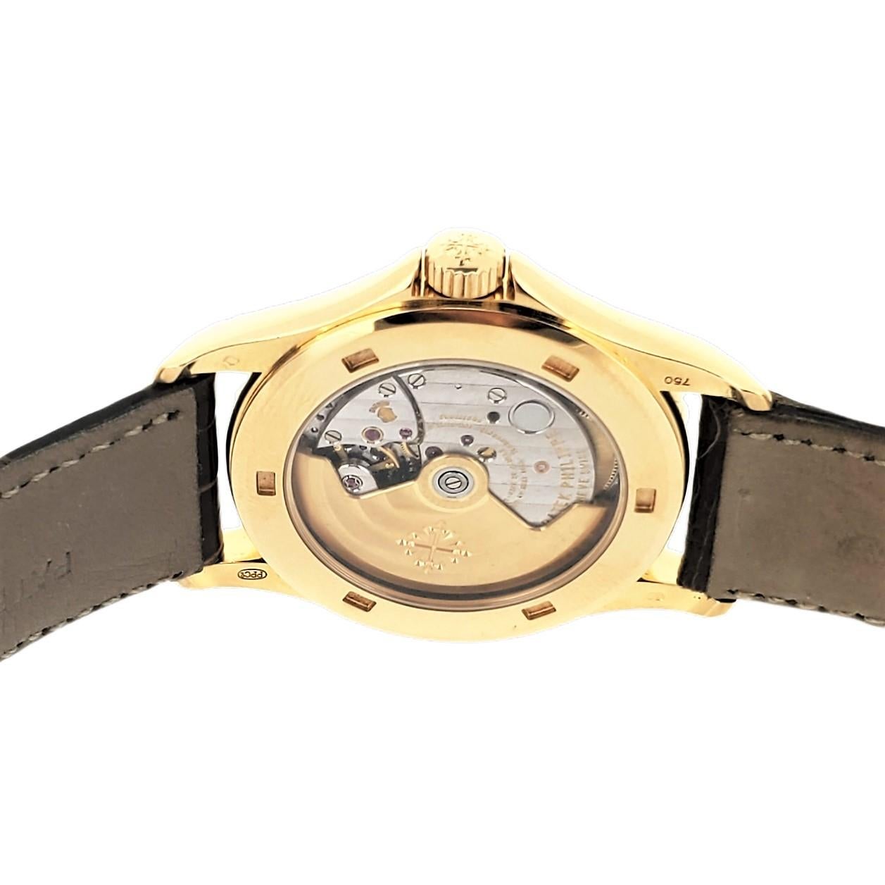 Patek Philippe 5127J Automatik Calatrava Uhr -Box Papiere Full Set, CIRCA 2006 im Angebot 5