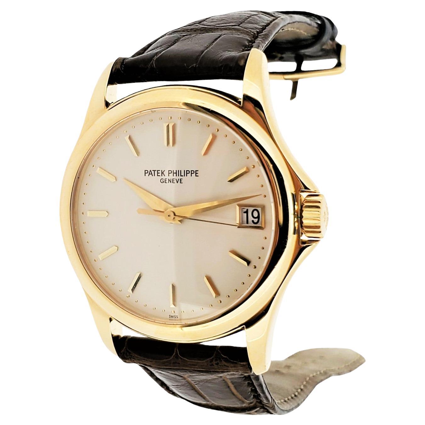 Patek Philippe 5127J Automatik Calatrava Uhr -Box Papiere Full Set, CIRCA 2006 im Angebot