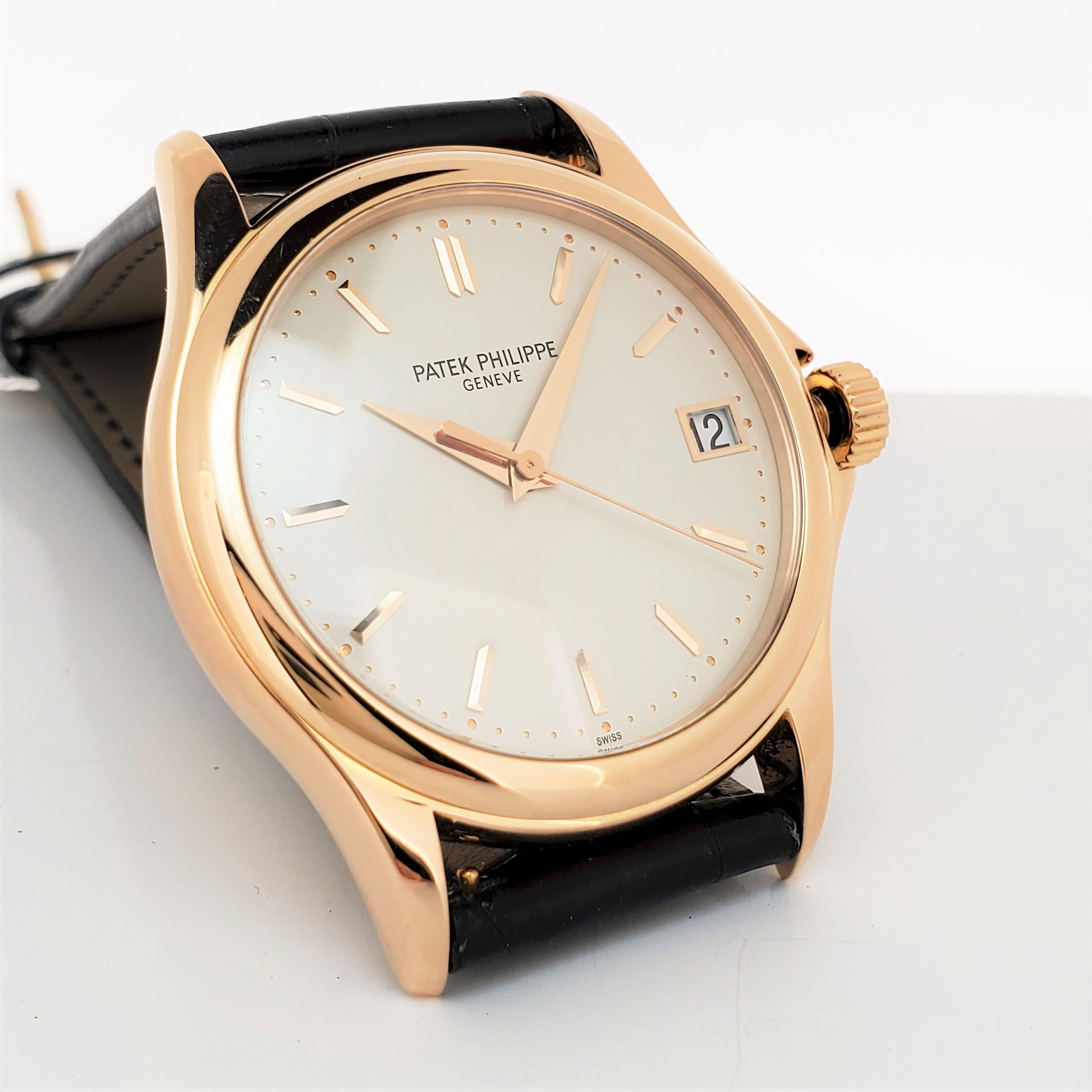 Contemporary Patek Philippe 5127R Automatic Calatrava Watch, Circa 2013