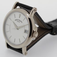 Patek Philippe 5153G-New Old Stock, 18 Karat White Gold Calatrava Officers
