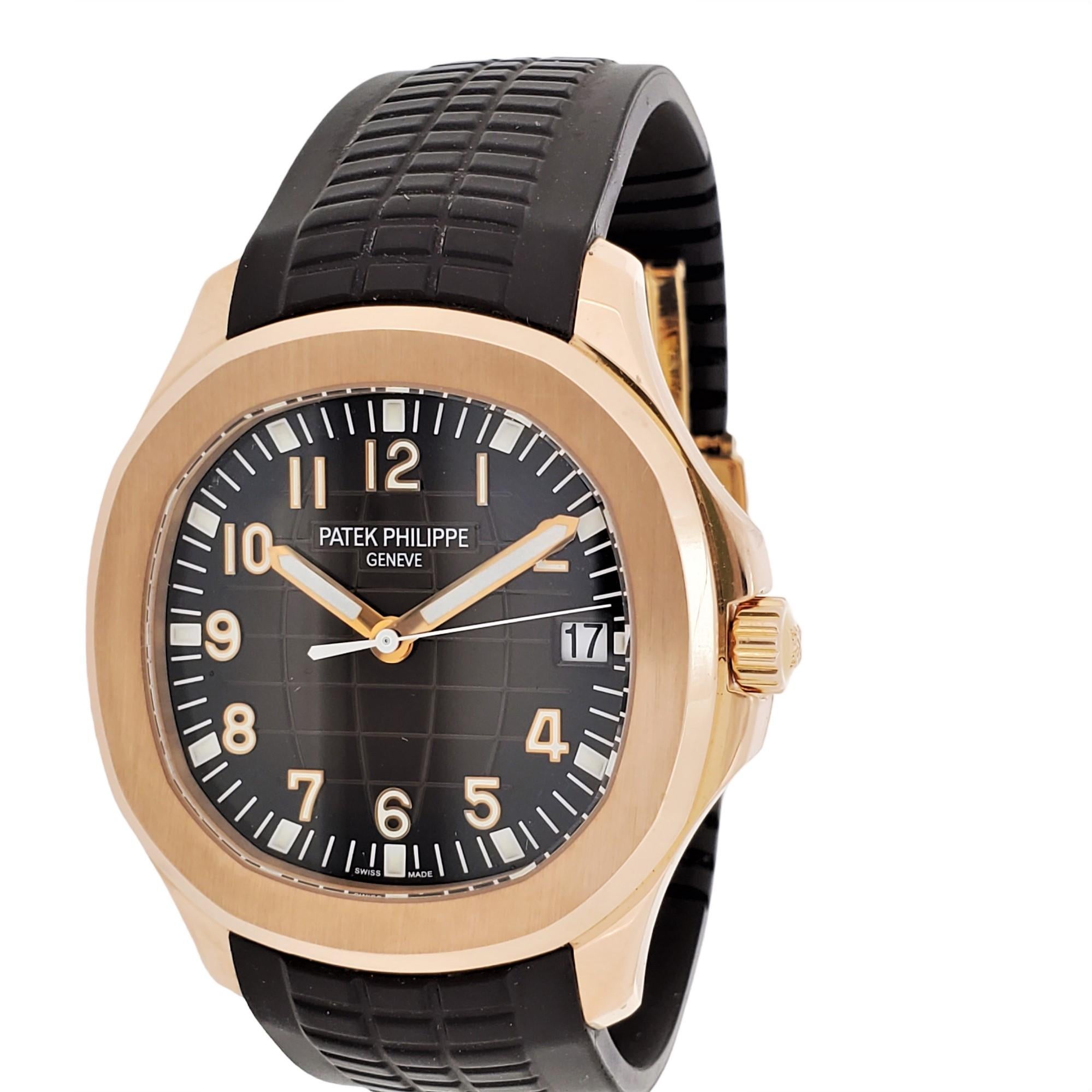 Men's Patek Philippe 5167R Aquanaut; made in 18K rose gold in a 40mm case. Circa 2014