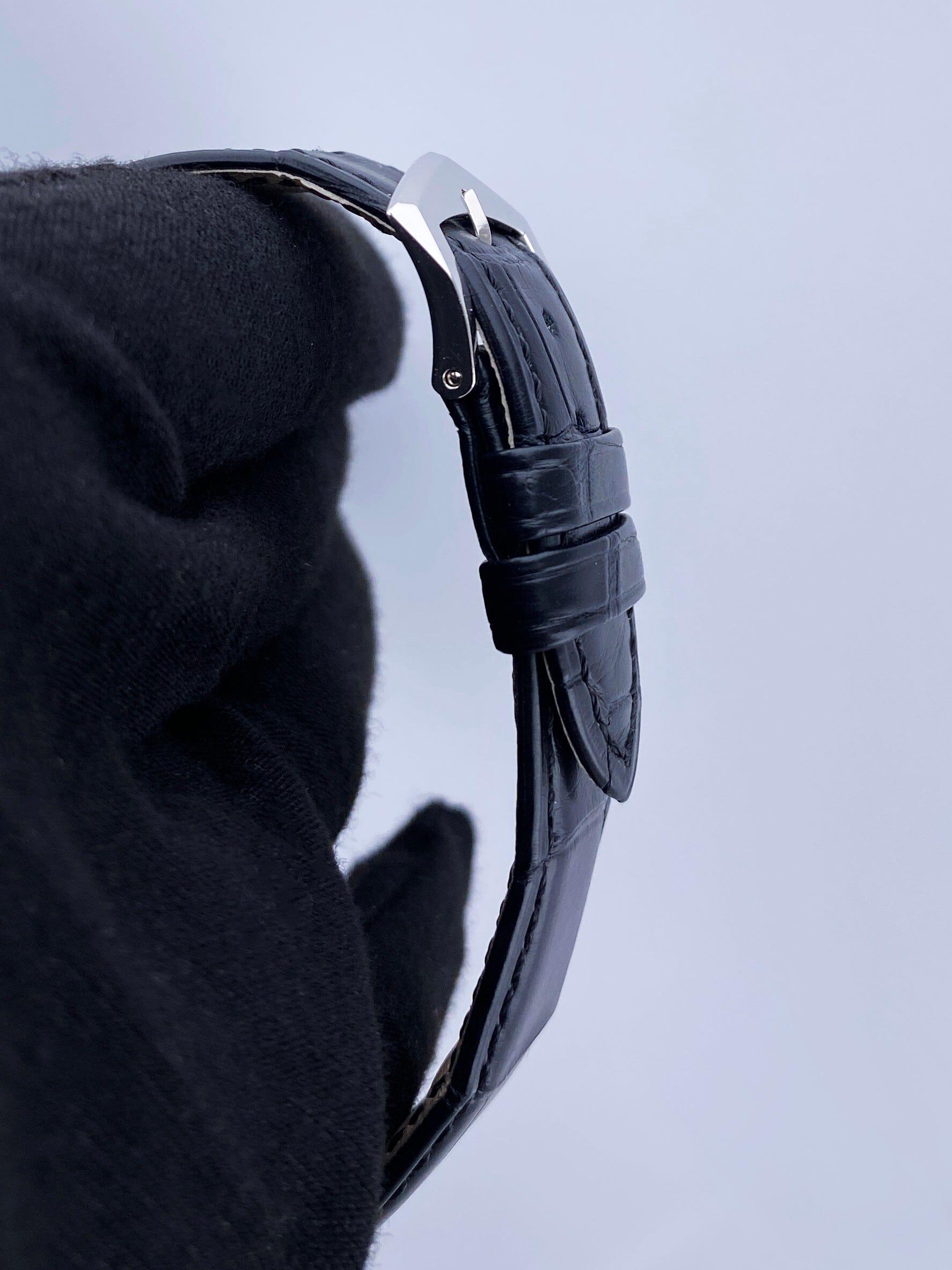 Patek Philippe 5196P-001 Silber Zifferblatt Platin Herrenuhr Box Papiere im Angebot 4