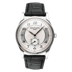 Patek Philippe 5196P-001 Silver Dial Platinum Mens Watch Box Papers