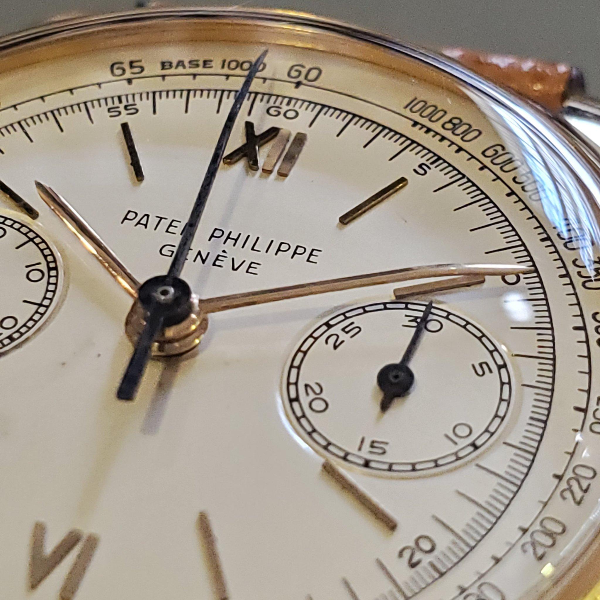 Patek Philippe 530J Jumbo Chronograph Watch, circa 1952 5