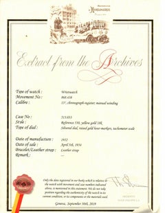 Patek Philippe 530J Jumbo Chronograph Watch, circa 1952