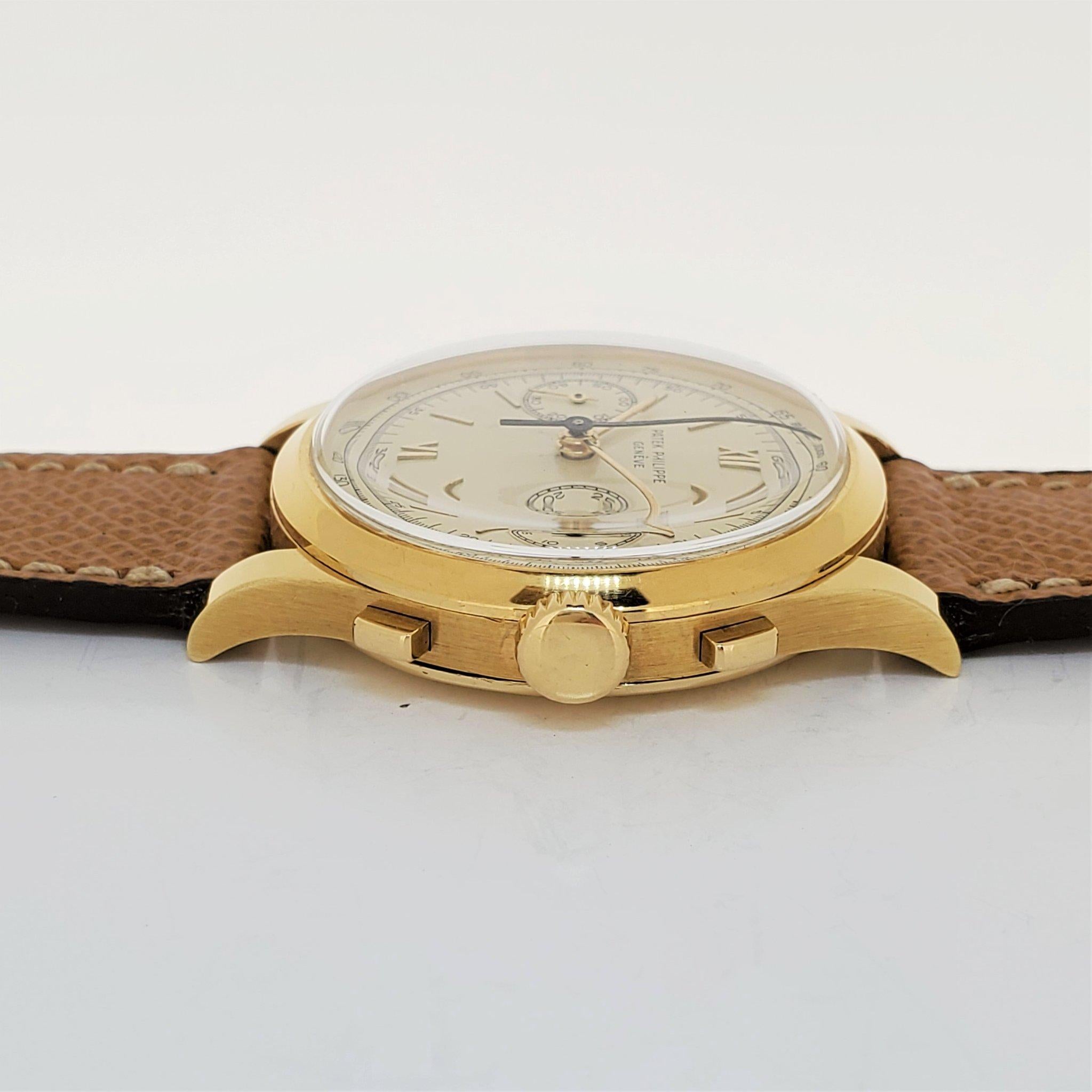 Patek Philippe 530J Jumbo Chronograph Watch, circa 1952 1