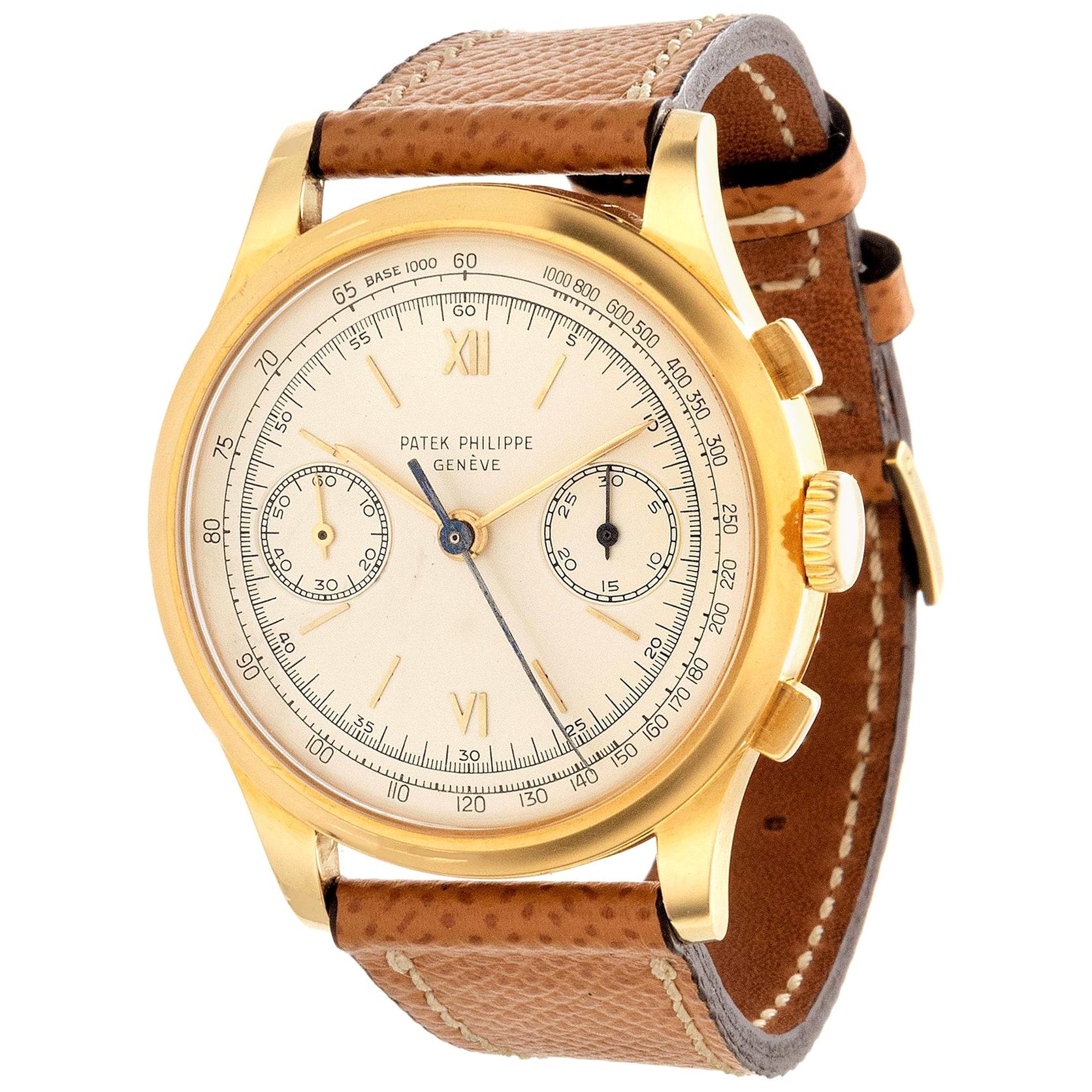Patek Philippe 530J Jumbo Chronograph Watch, circa 1952