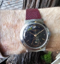 Patek Philippe 544A Stainless Steel Hooded Calatrava Watch