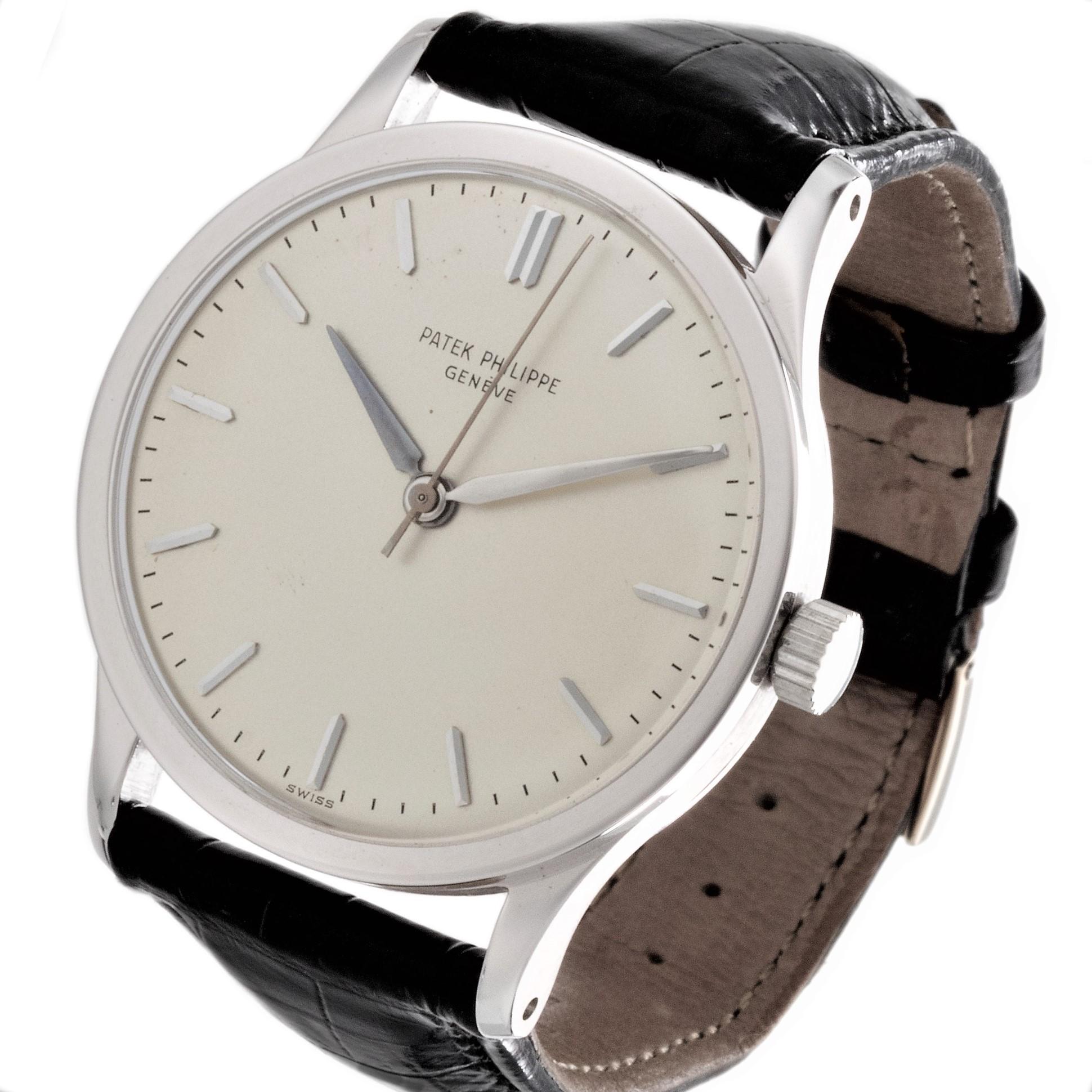 Patek Philippe 570G Calatrava Watch 35.5mm Circa 1968 For Sale 2