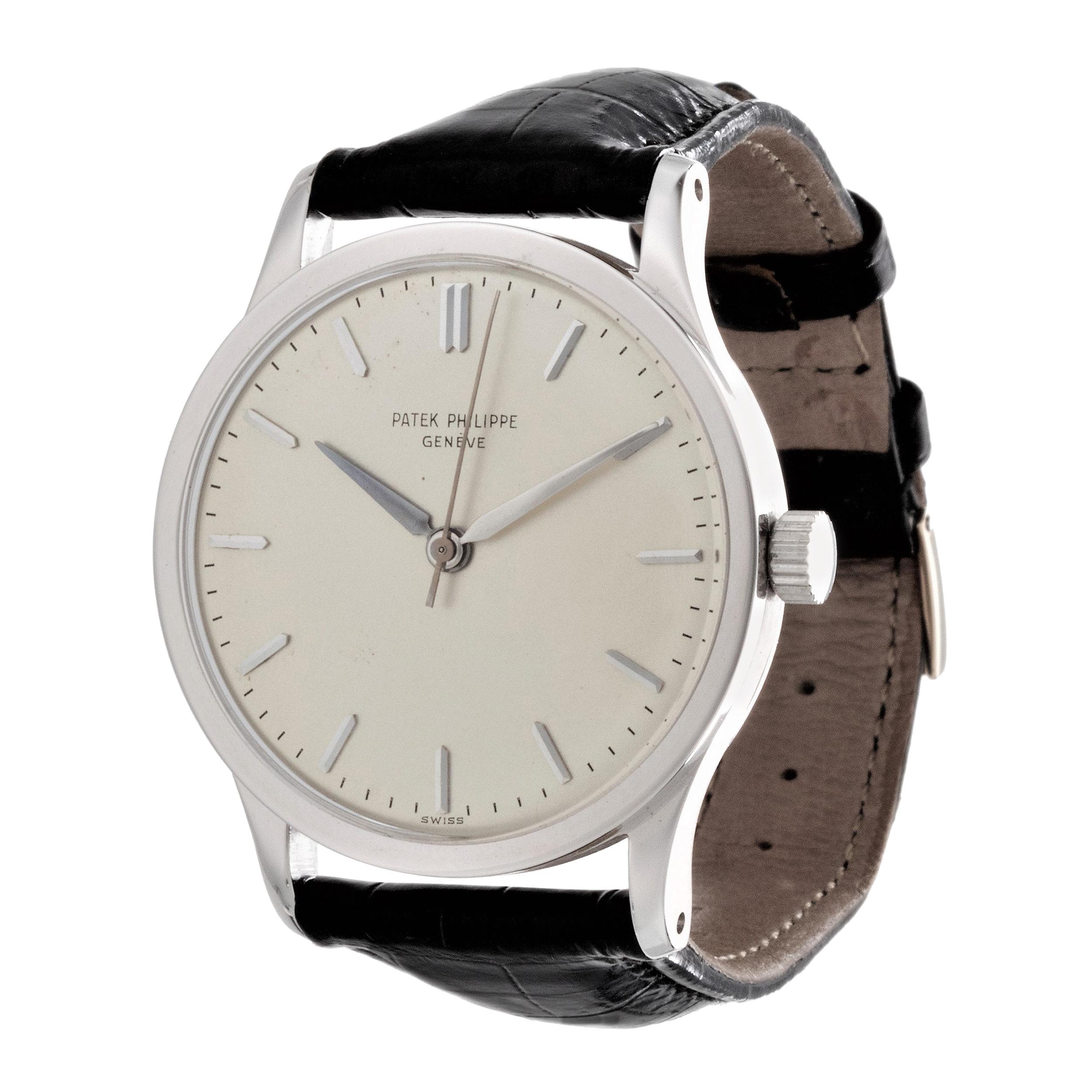 Patek Philippe 570G Calatrava Watch 35.5mm Circa 1968 For Sale