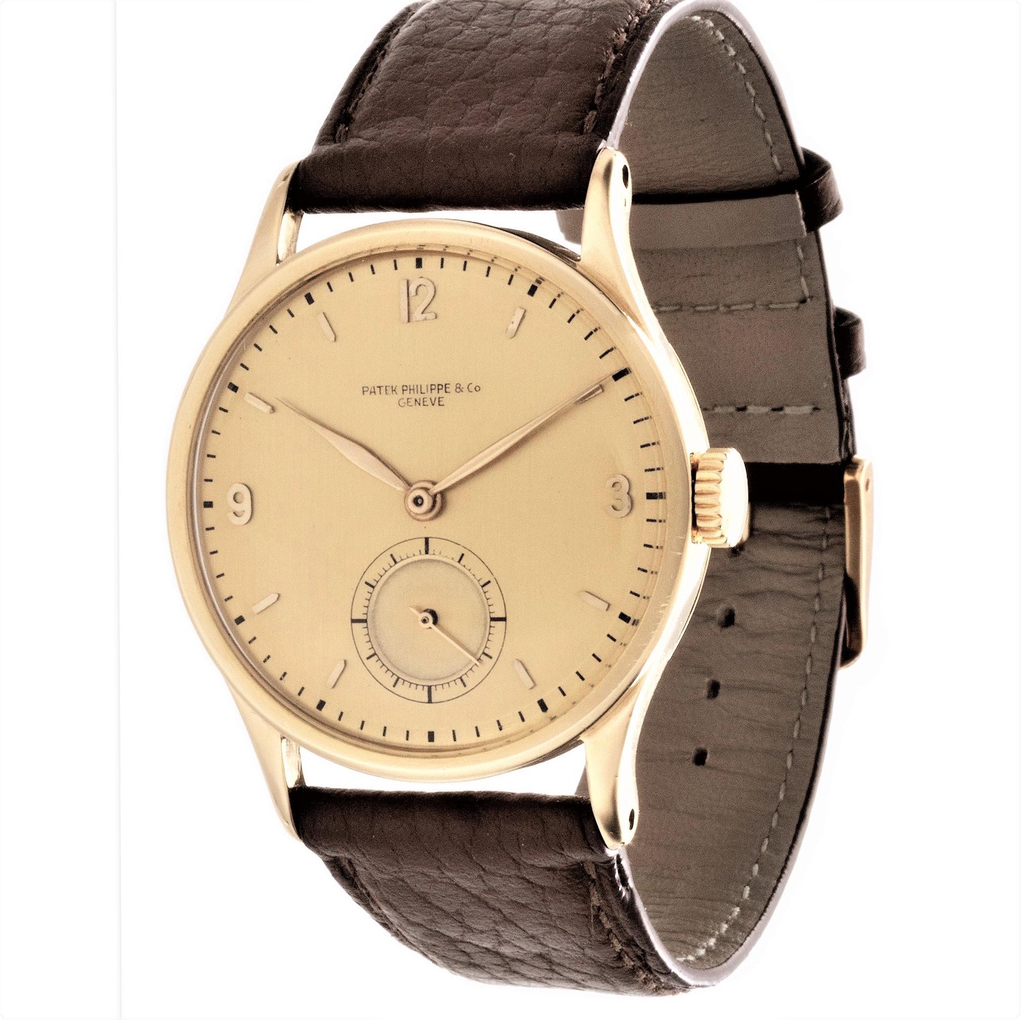 Introduction:
This 570J Calatrava Patek Philippe watch features a manual winding 12