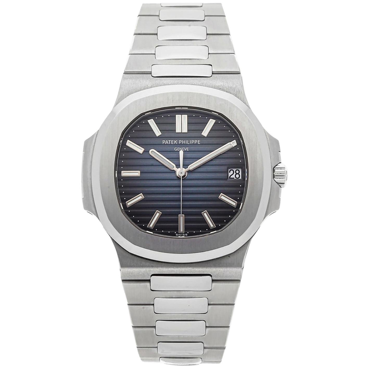 Patek Philippe 5711 Nautilus 40 Anniversary Platinum Watch Box/Cert 'P-54'