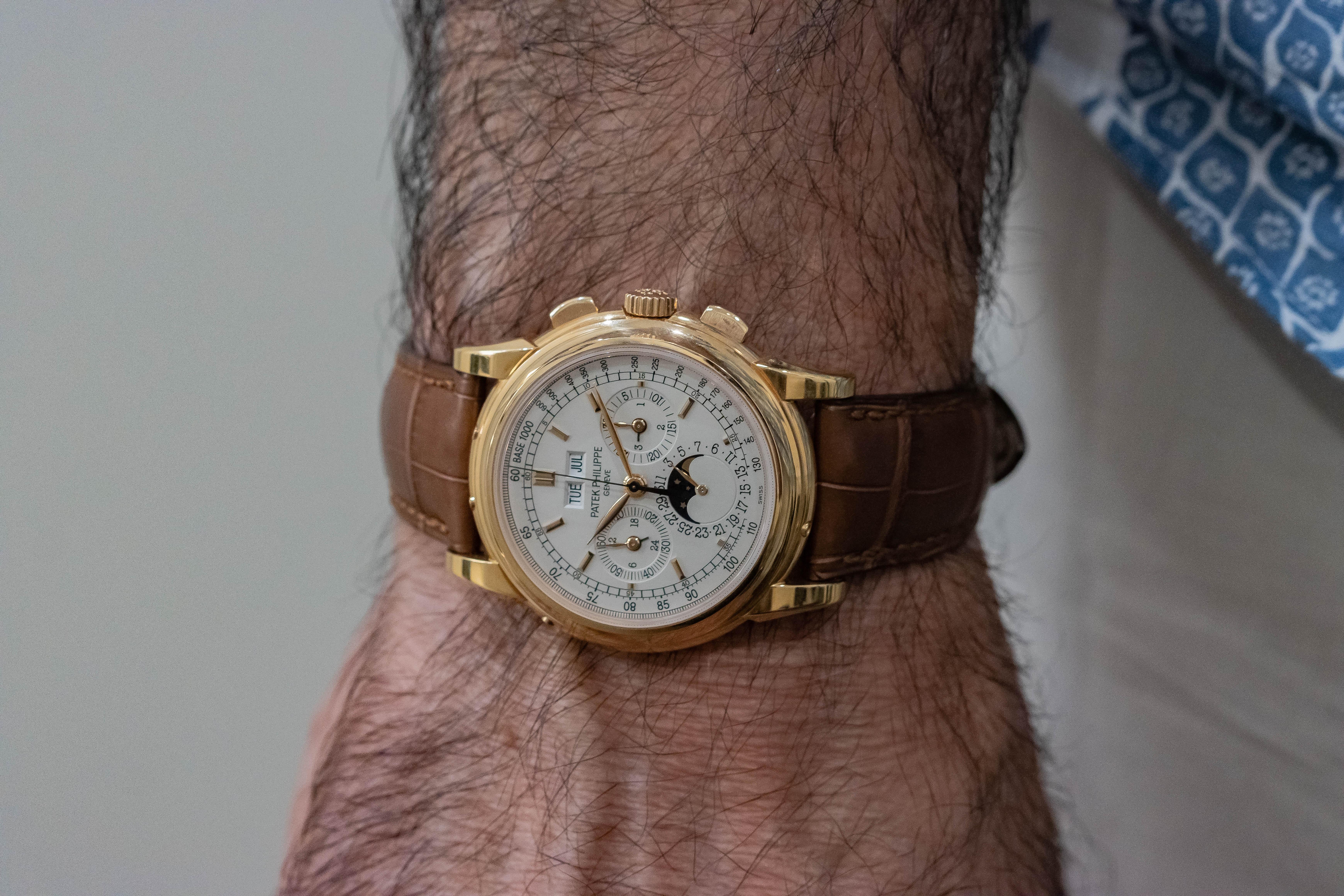 Patek Philippe 5970R Grand Complications Ewiger Kalender Chronograph Uhr für Damen oder Herren im Angebot