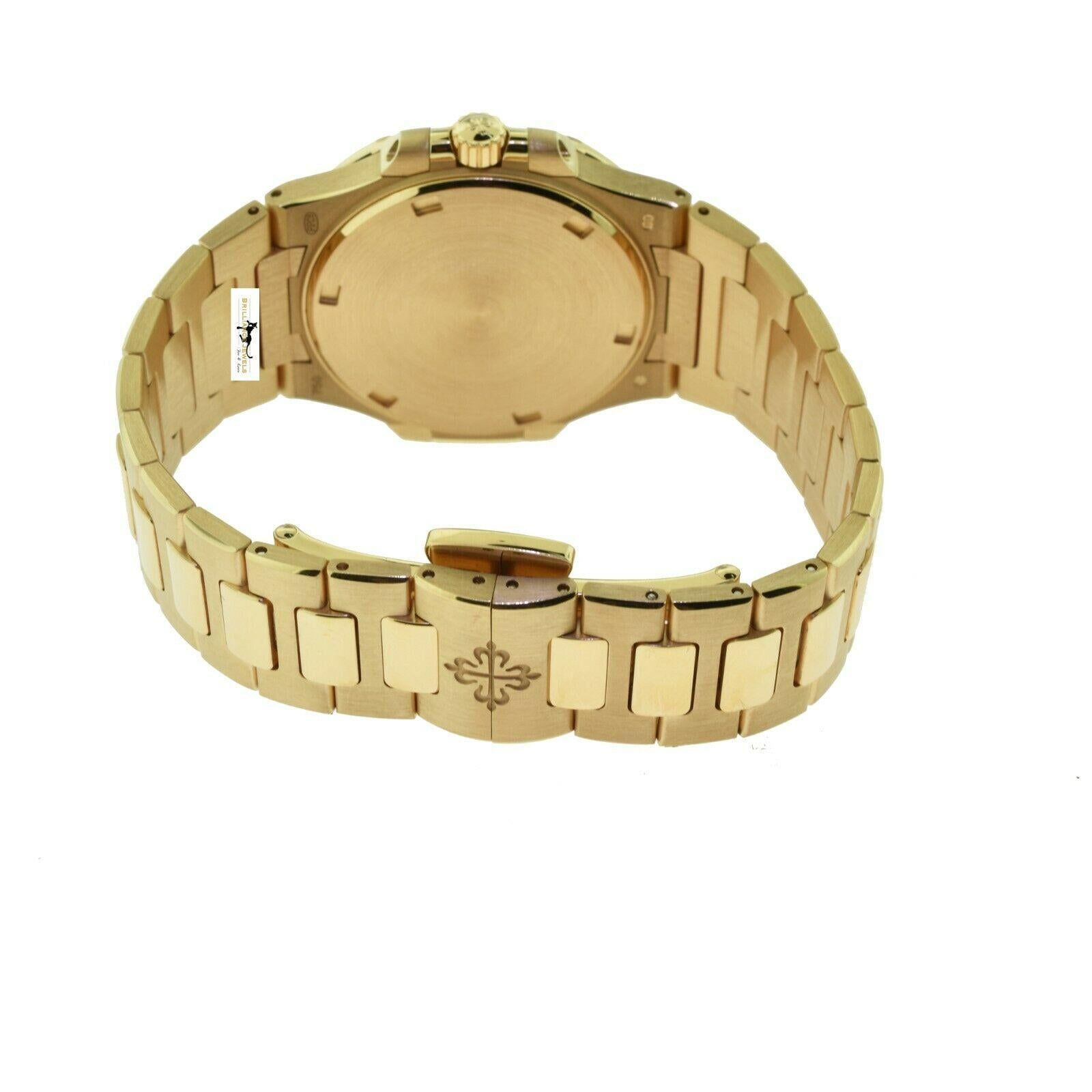 Patek Philippe 7010/1R-011 Nautilus Damenarmbanduhr aus Roségold mit Diamant-Lünette für Damen oder Herren