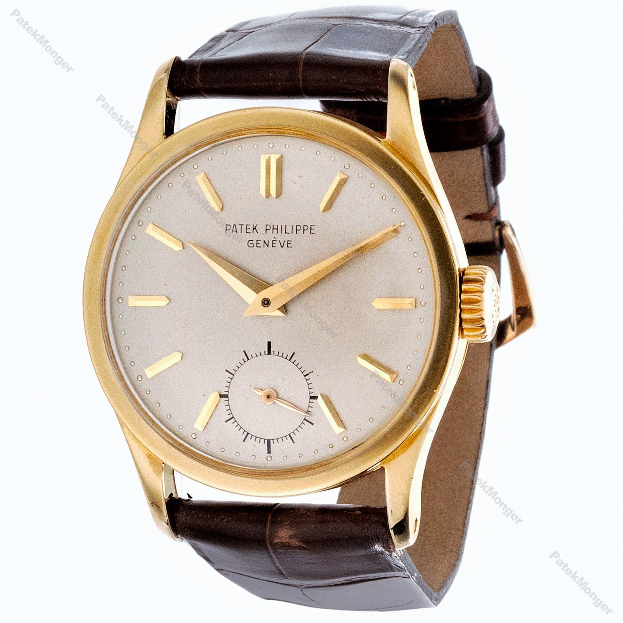 Women's or Men's Patek Philippe 96J Original Calatrava Watch, circa 1956