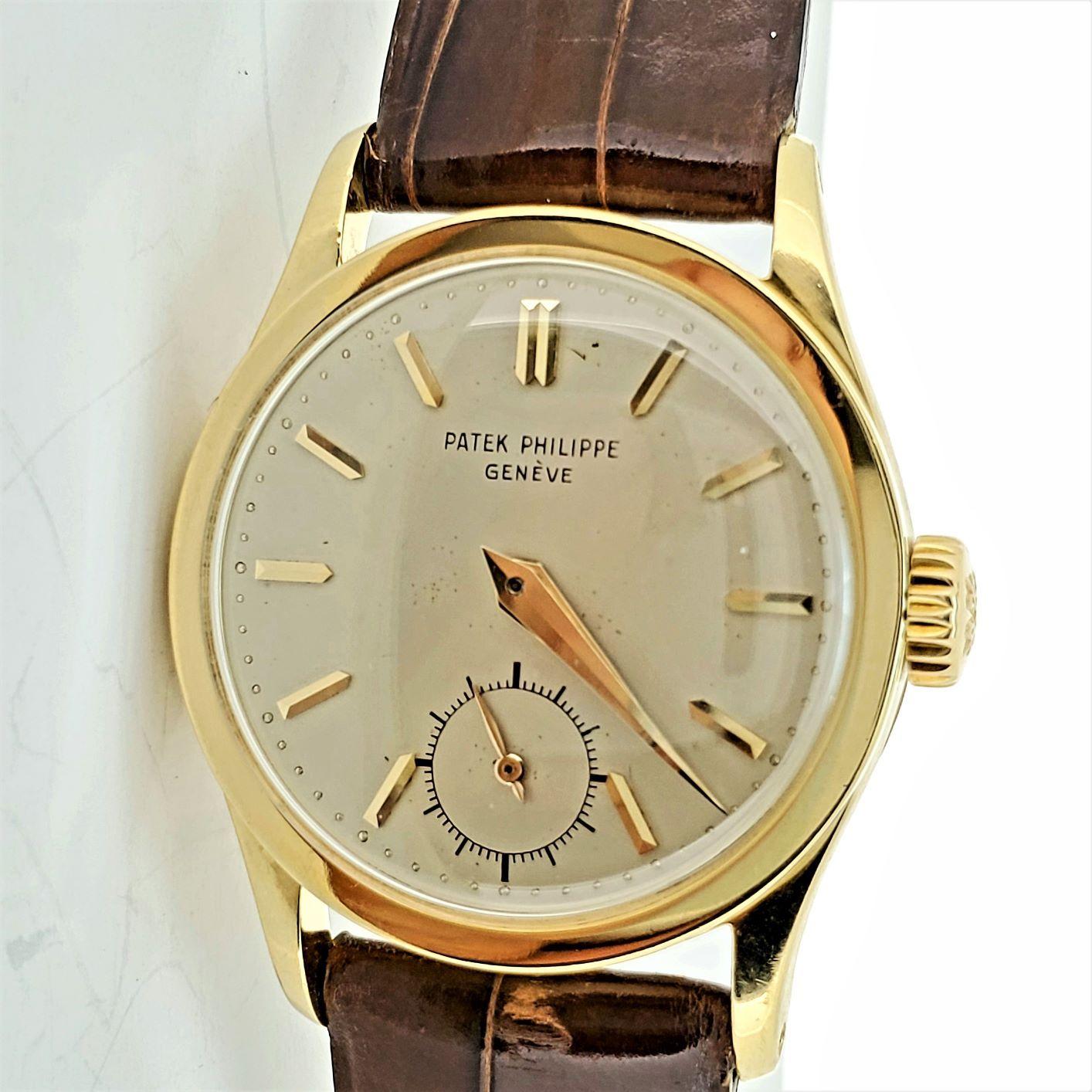 Patek Philippe 96J Original Calatrava Watch, circa 1956 1