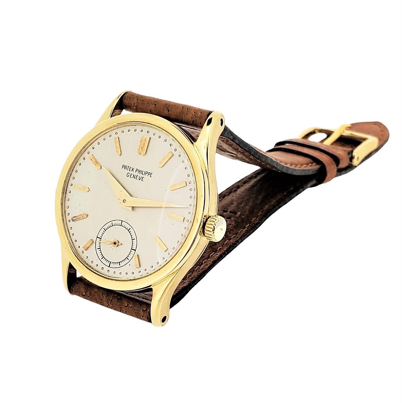 Patek Philippe 96J ; The 1st Calatrava Watch, 4e série, circa 1961-62 Unisexe en vente