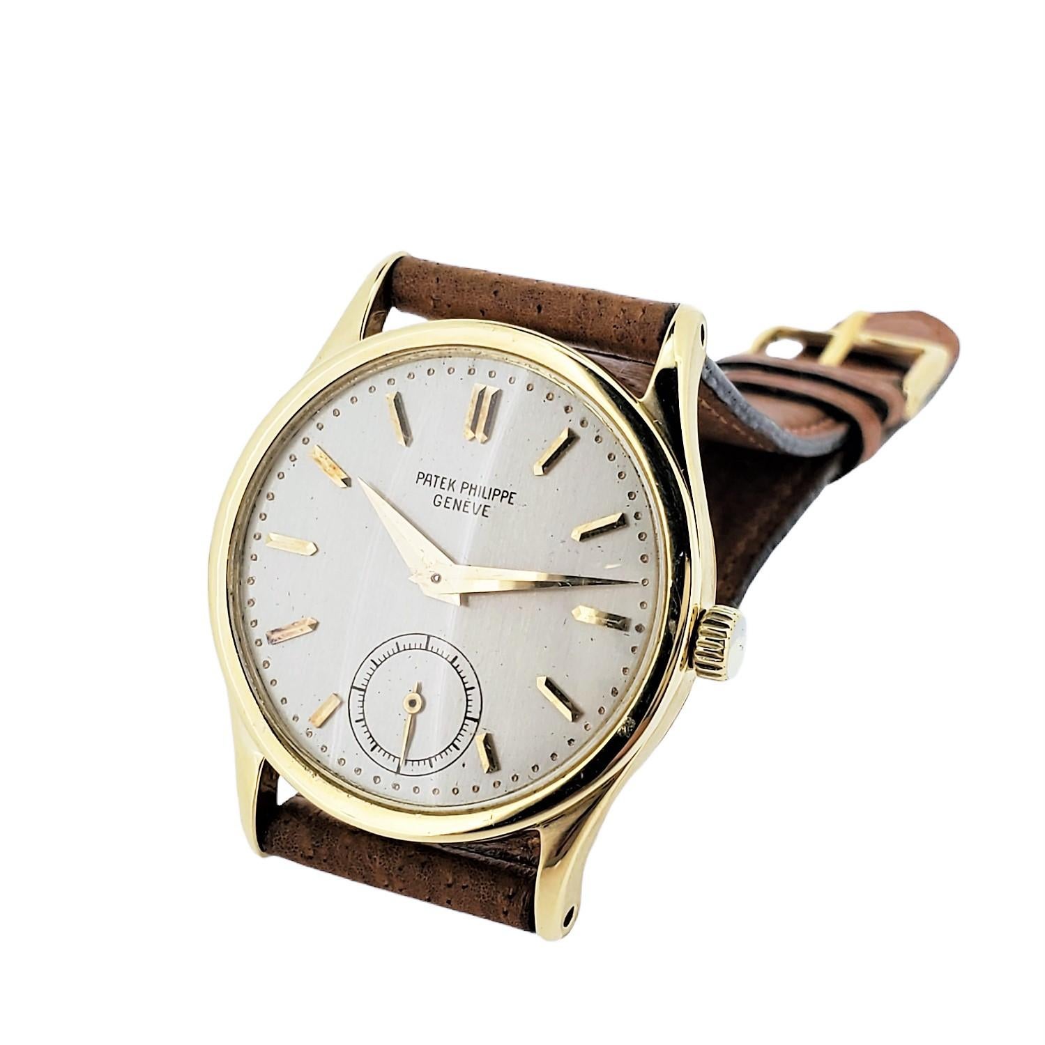 Patek Philippe 96J ; The 1st Calatrava Watch, 4e série, circa 1961-62 en vente 1