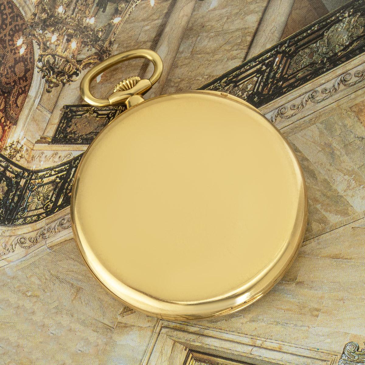 Patek Philippe. Gold Elegante keyless Lever Kleiduhr C1940er Jahre im Angebot 2