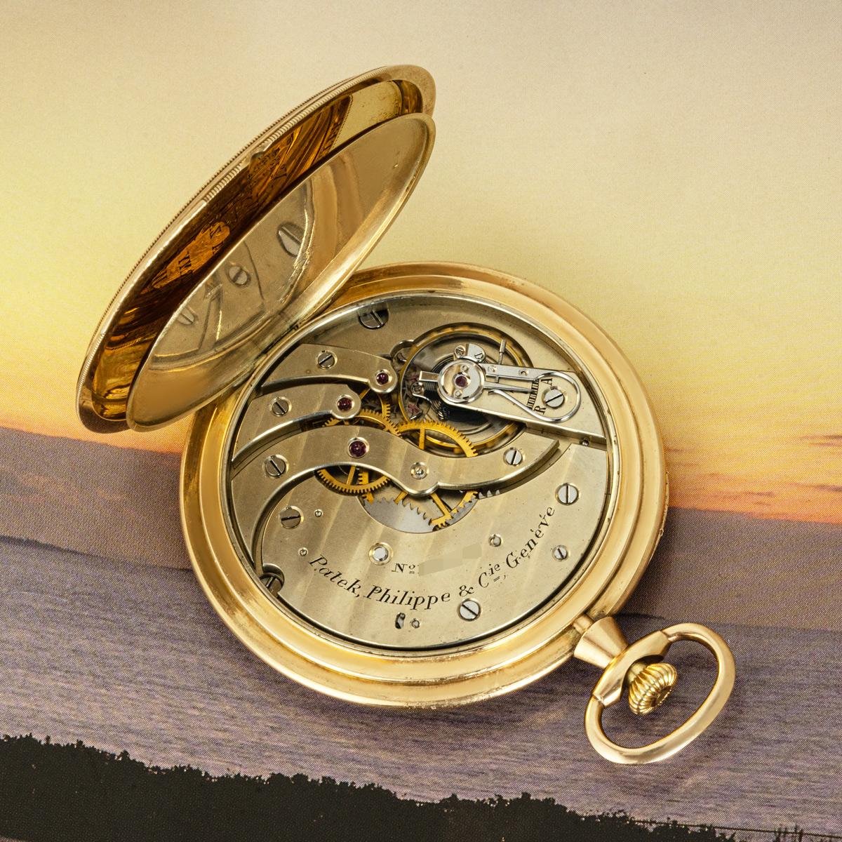 Patek Philippe. A Gold Keyless Lever Pocket Watch C1914 For Sale 5