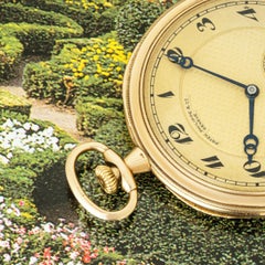 Patek Philippe. A Gold Keyless Lever Pocket Watch C1914