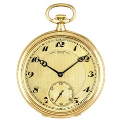 Patek Philippe. Montre de poche à levier sans clé en or C1914