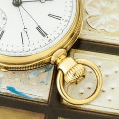 Patek Philippe. A Rare Gold Chronograph Date Pocket Watch C1868
