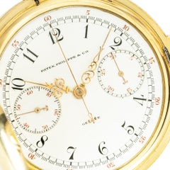 Patek Philippe. A Rare Gold Hunter Chronograph C1900