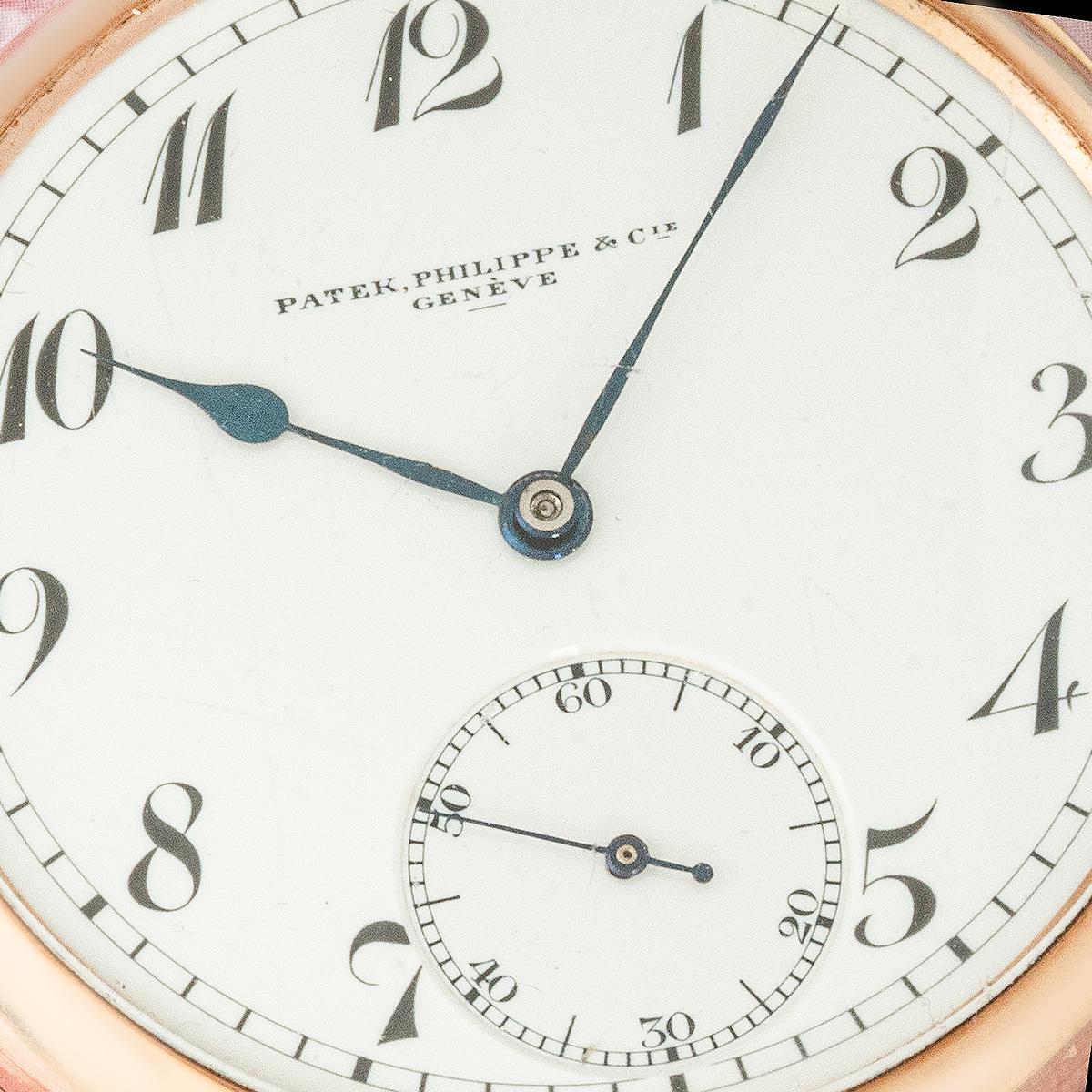 Patek Philippe. Eine seltene Gold Open Face Taschenuhr C1900 im Zustand „Hervorragend“ im Angebot in Mayfair, London, London