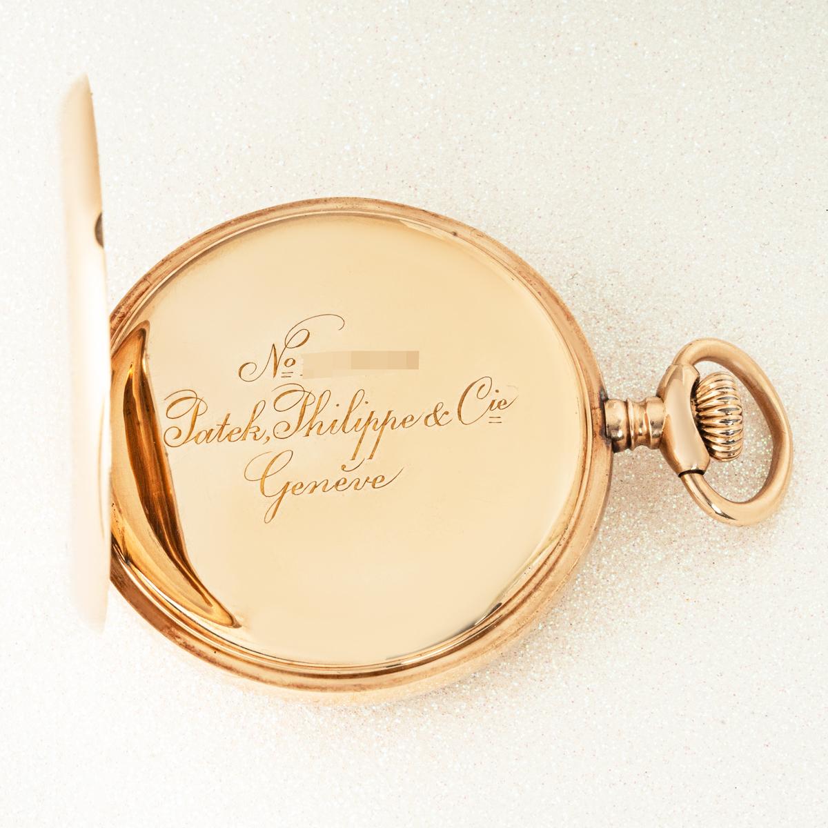 Patek Philippe. Eine seltene Gold Open Face Taschenuhr C1900 im Angebot 1