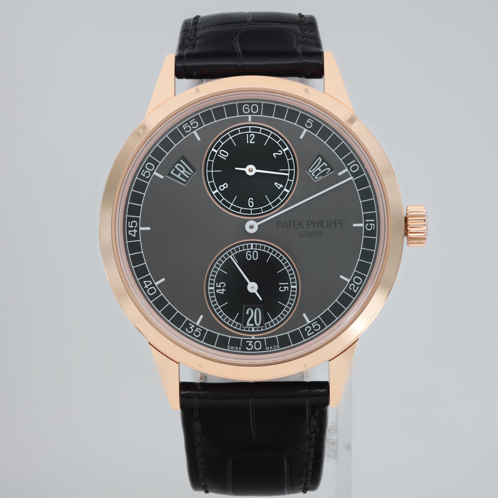 Reloj Patek Philippe Calendario Anual 40.5mm Oro Rosa 18K Esfera Gris 5235/50R-001 13