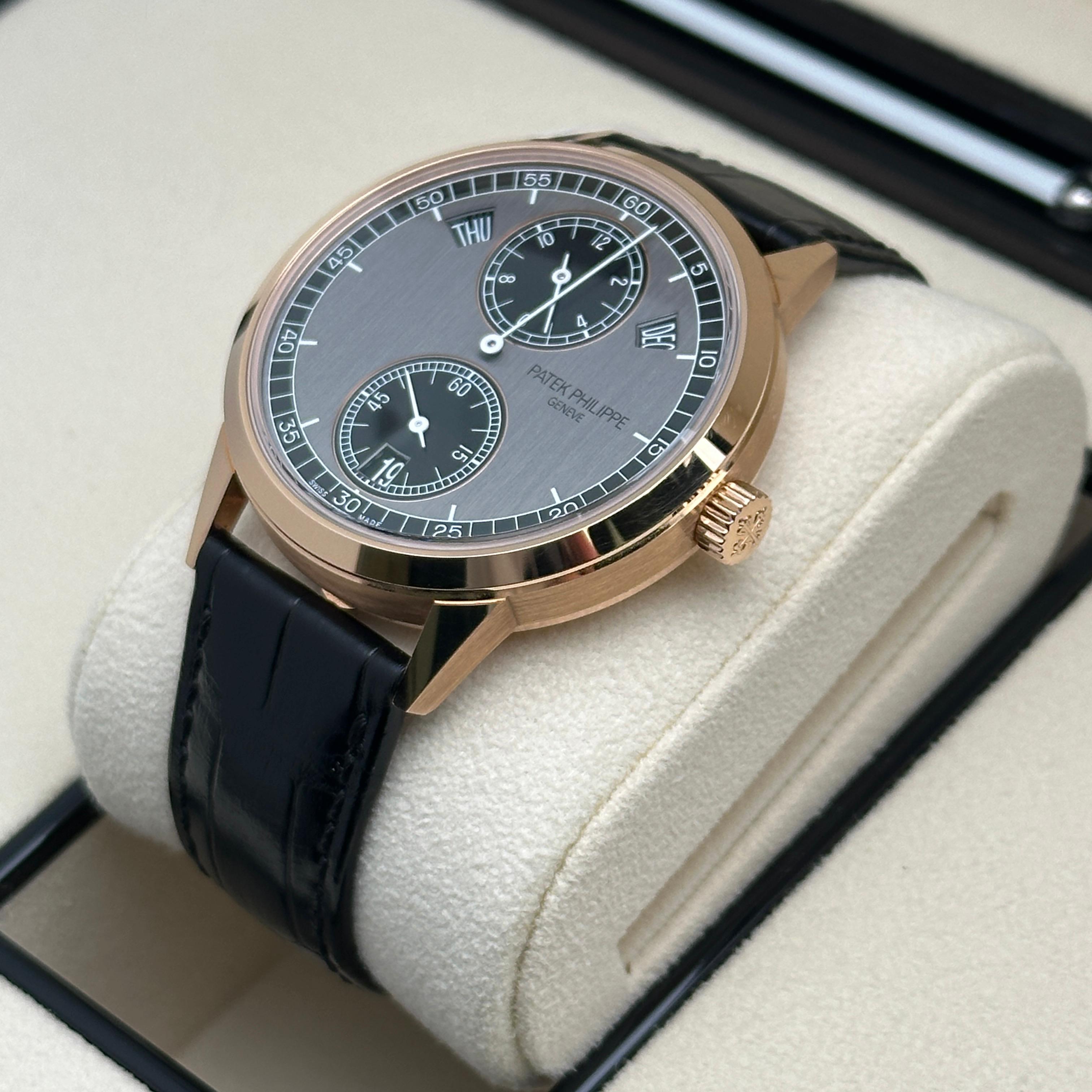 Reloj Patek Philippe Calendario Anual 40.5mm Oro Rosa 18K Esfera Gris 5235/50R-001 1