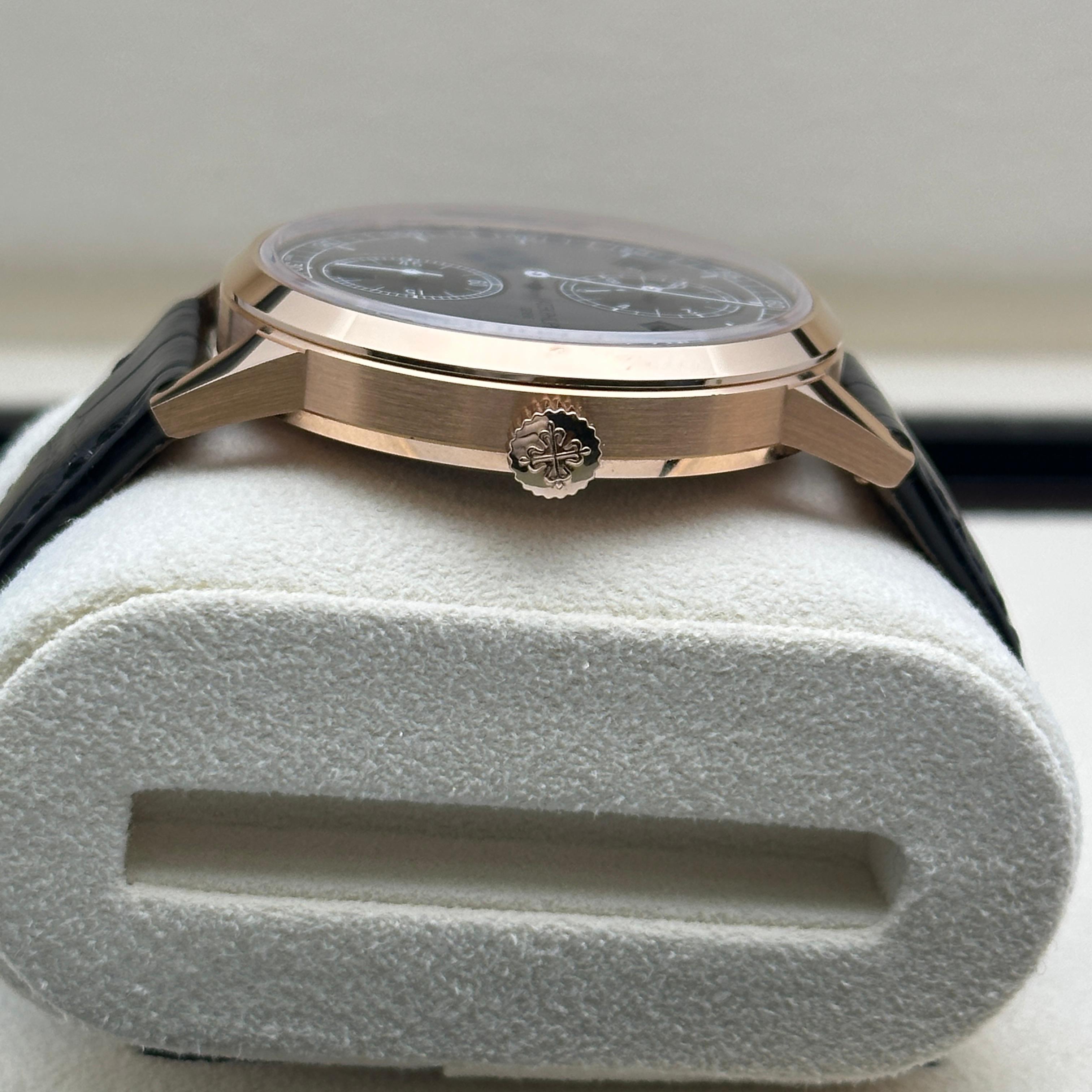 Reloj Patek Philippe Calendario Anual 40.5mm Oro Rosa 18K Esfera Gris 5235/50R-001 3