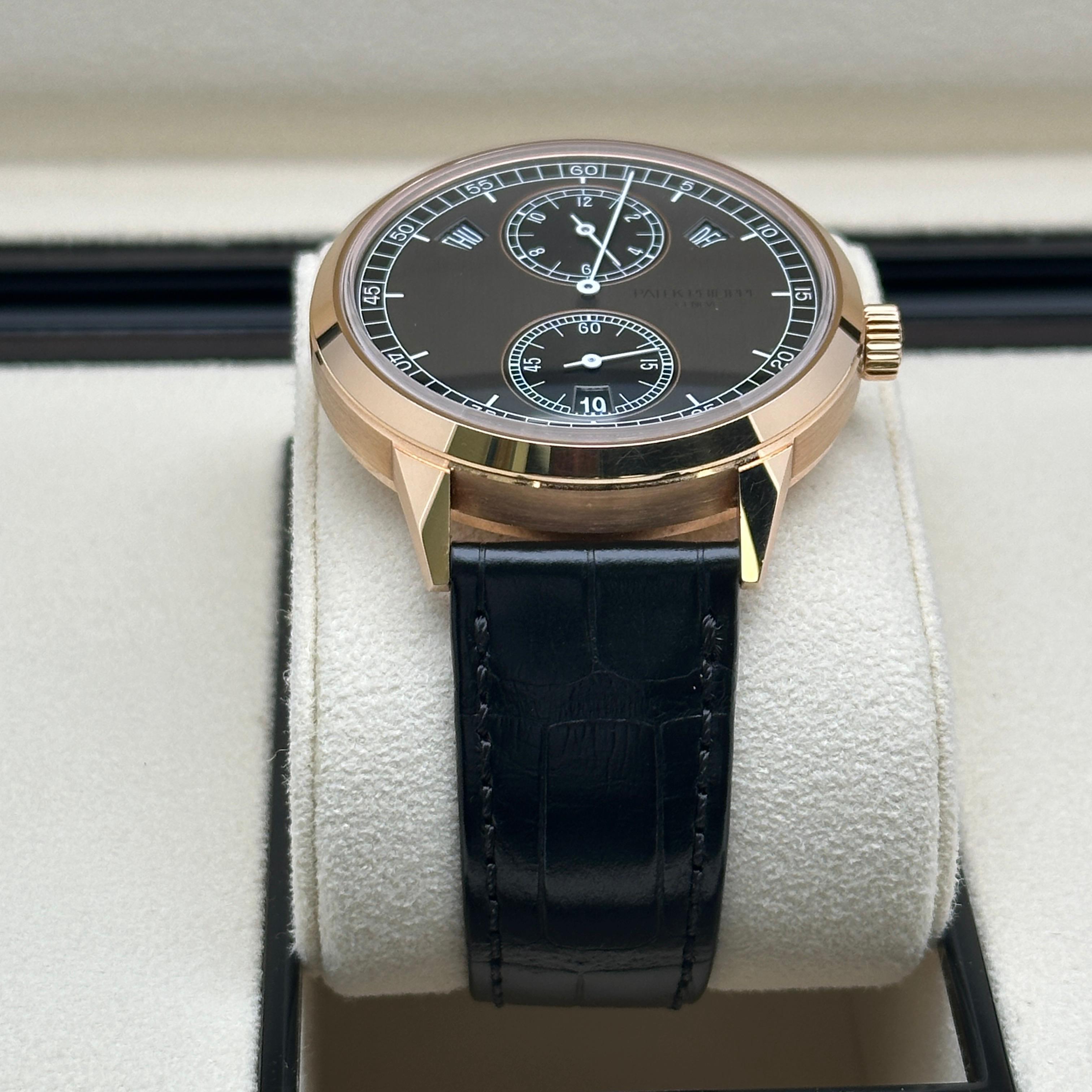 Reloj Patek Philippe Calendario Anual 40.5mm Oro Rosa 18K Esfera Gris 5235/50R-001 6