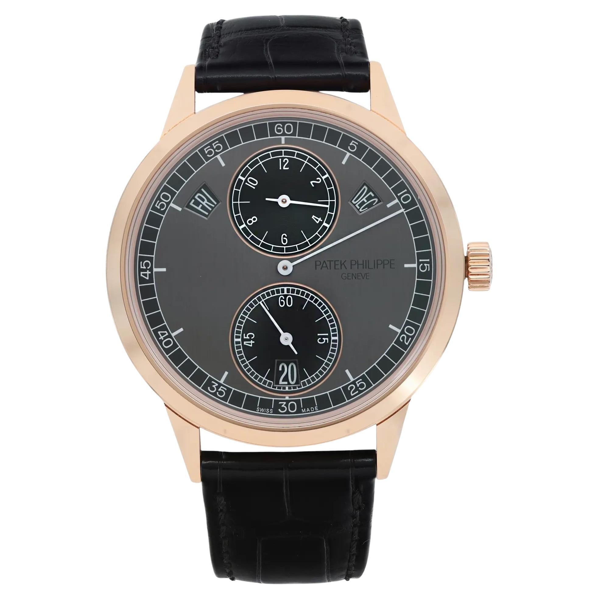 Reloj Patek Philippe Calendario Anual 40.5mm Oro Rosa 18K Esfera Gris 5235/50R-001