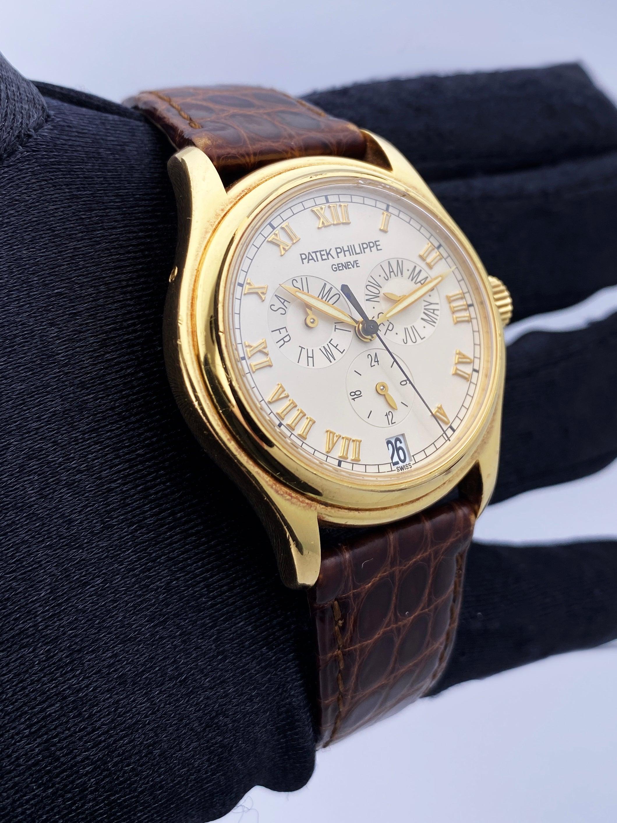 Patek Philippe Annual Calendar 5035J Mens Watch In Excellent Condition In Great Neck, NY