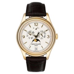 Patek Philippe Annual Calendar 5146J Cream Dial Mens Watch With Box Papers