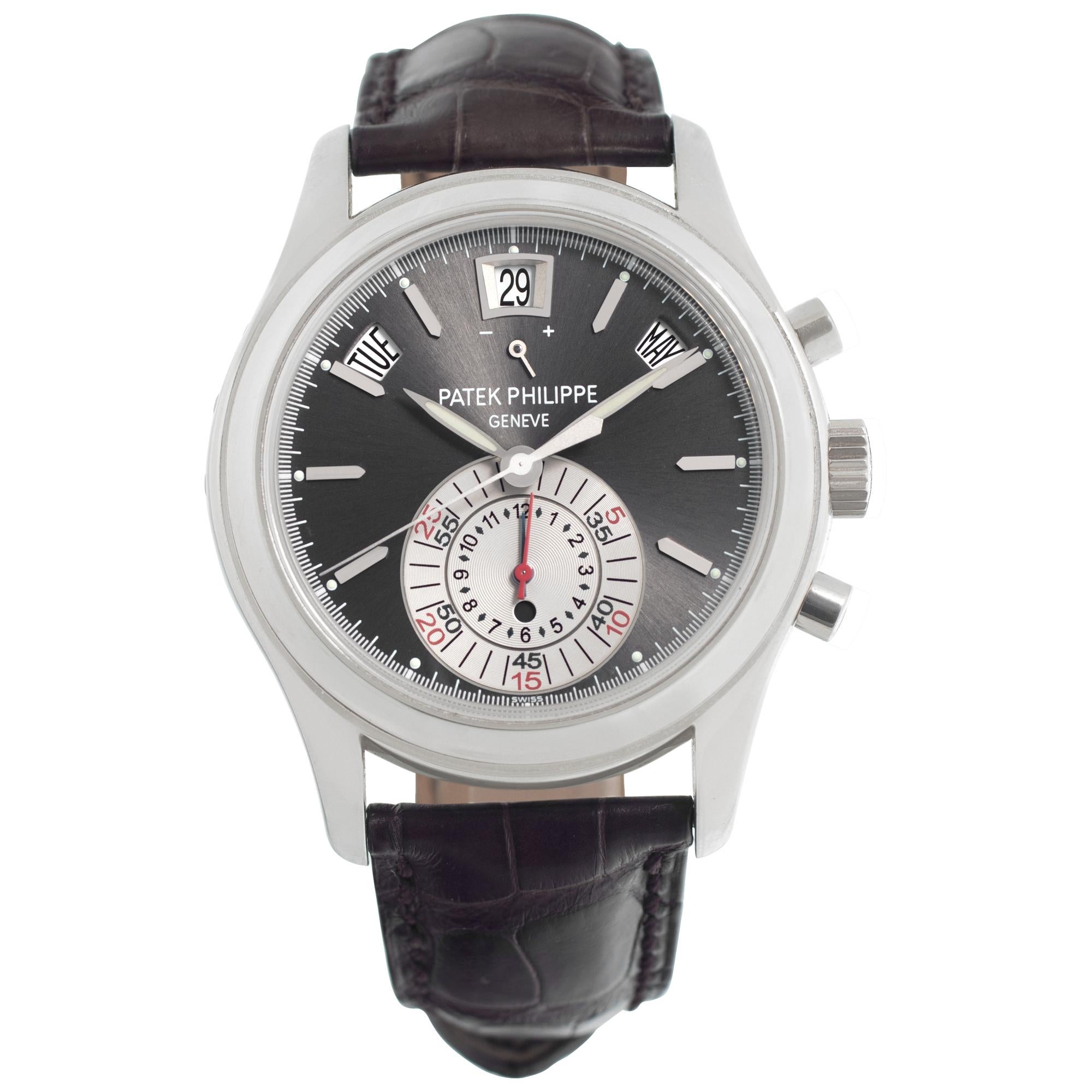 Patek Philippe Annual Calendar 5960P Platinum w/ Grey dial 40mm Automatic watch