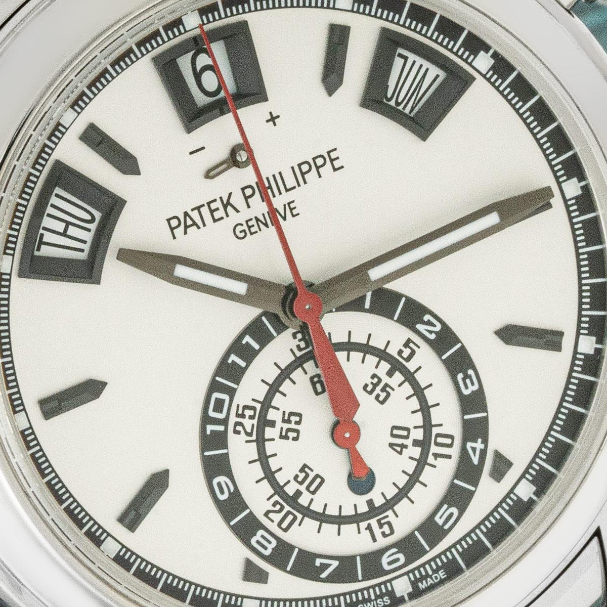 Modern Patek Philippe Annual Calendar Chronograph 5960/1A-001 For Sale